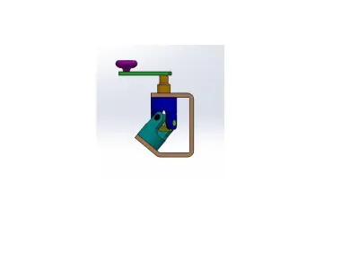  3D UNIVERSAL JOINT ASSEMbLY 3D model