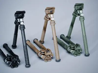 Bipods bipod Low-poly 3D model purchase