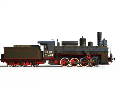 Russian locomotive class Ov 3D model