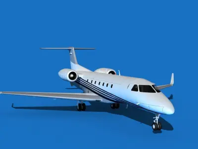 Embraer Legacy500 V02 3D model