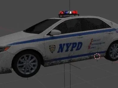 police car Free 3D model