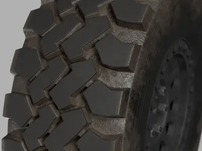 Offroad Heavy Tyers 3D model