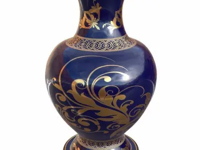 Porcelain Vase Barbara 3D model