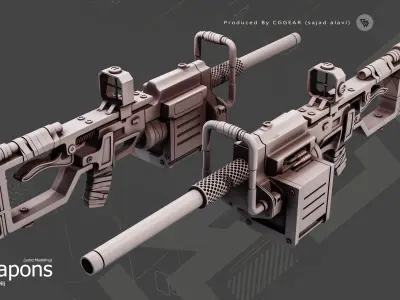 Weapons  3D model