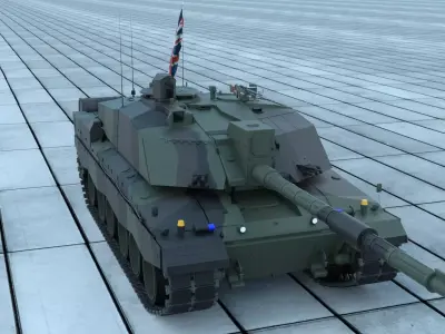 Challenger II  3D model