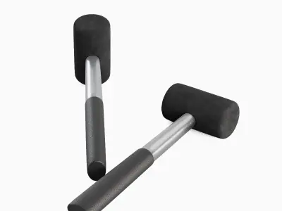 Rubber Mallet Set B 3D model