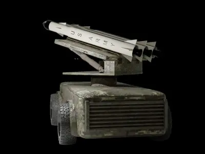 ROCKET LAUNCHER 3D model by Luigi21hh