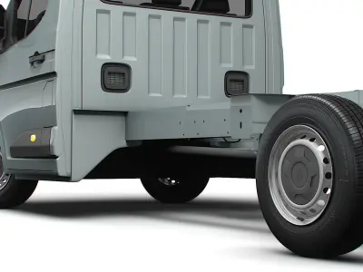 Renault Master Single Cab L3 Chassis 2024 3D model