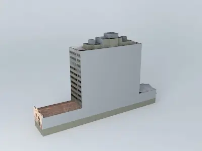 Central Bank of Brazil  Porto Alegre Free 3D model