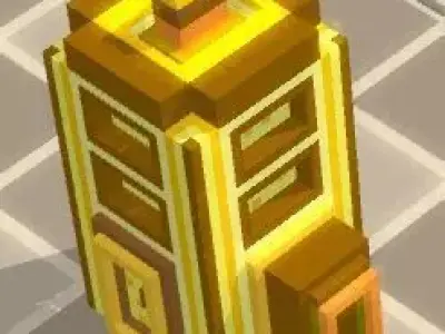 Low poly desert shrine Free low-poly 3D model