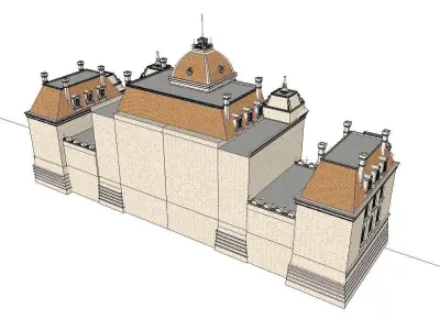 vacation spot-Resort-Fashion Leisure Hotel-0148 3D model