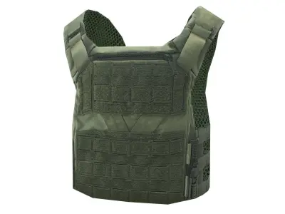 Military Vest Low-poly 3D model