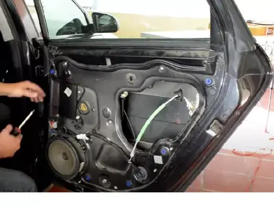 Car window regulator gear 3D print model