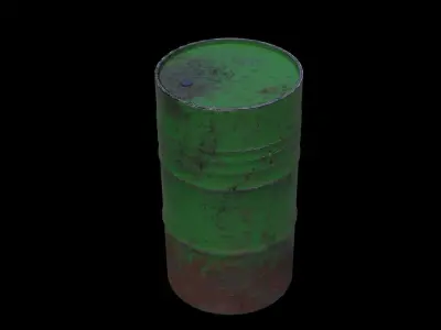 Barrel Free low-poly 3D model purchase