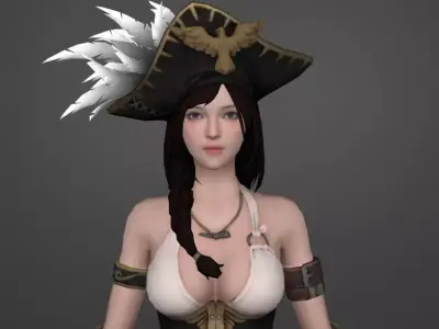 pirate ava 3D model