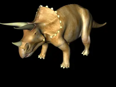 Triceratops dinosaur 3D model order