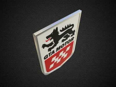 gta motor logo 3D model