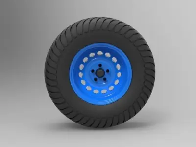 Offroad wheel 8 3D model