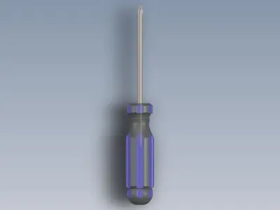 Phillips Head Screwdriver 3D model