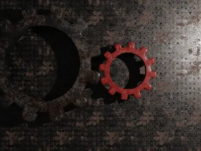 12 Tooth gear Free 3D model
