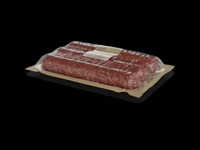 Dried sausages Dried Sausages Low-poly 3D model buy