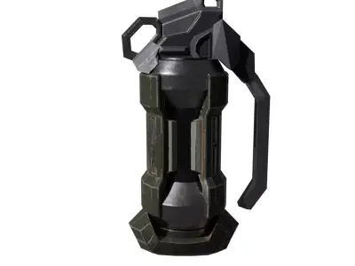 Grenade halo Free low-poly 3D model