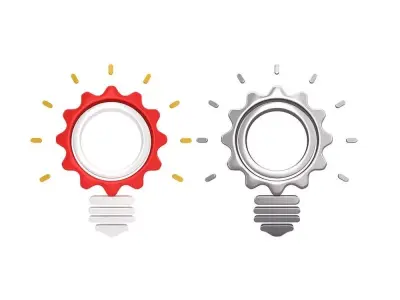 Bulb shape gear 3d model  3D model