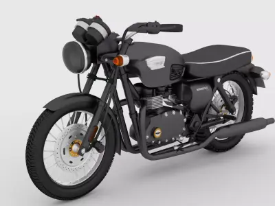 Triumph motorcycle 3D model