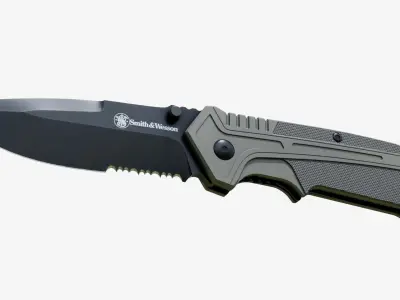 SMITH and WESSON KNIFE Low-poly 3D model