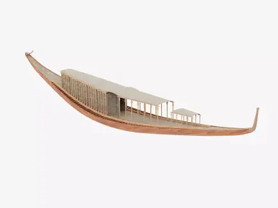 Khufu boat 3D model