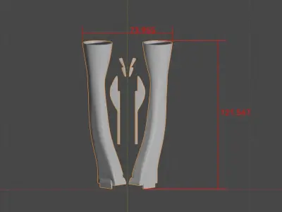 Additional inlet parts for Revell 1-32 scale Tornado GR1 3D print model