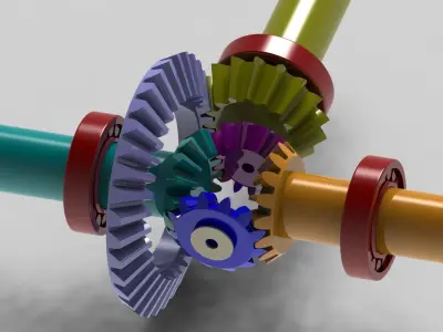Differential Gear 3D model