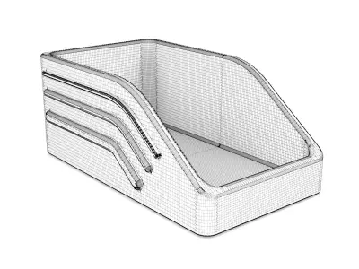 Plastic Storage Bin 04 3D model