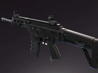 BT APC Rifle Low-poly 3D model