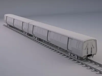 Marta Rail Train 3D model