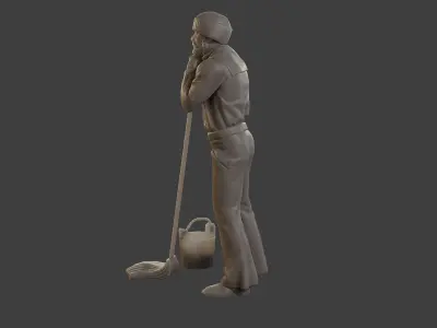 1900 Antartic Sailor ANS1 014 3D print model