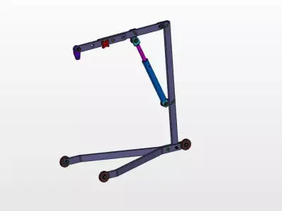 Workshop mini Crane Free 3D model