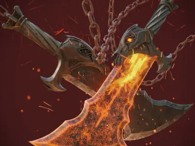 Chaos blades collection 3D Model Pack