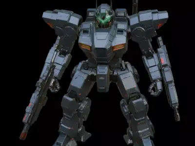 War Mech - Sci-Fi Battle Robot 3D model