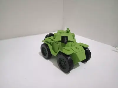 DESERT LION ARMORED VEHICLE 3D print model