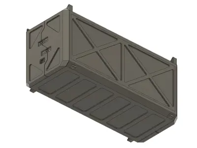 Shipping Container A  3D print model