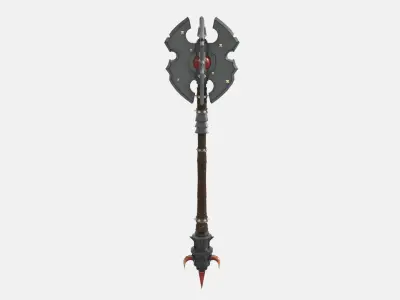 Troll Axe Low-poly 3D model