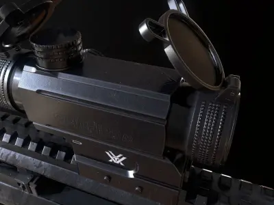ST Kinetics BR18 Assault Rifle Low-poly 3D model
