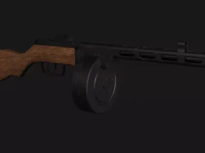 PPSH LP Models Free low-poly 3D model