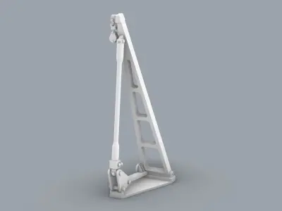 Boat Davit Low-poly 3D model