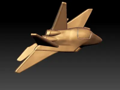 Fighter Jet Model 3D print model purchase