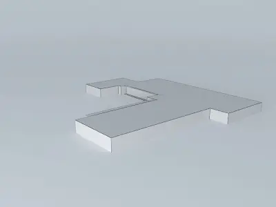 Platform part Free 3D model