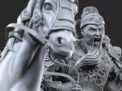 Guan Yu - Statue 3D print model
