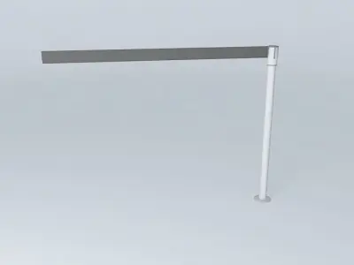 S pole with stripe Free 3D model