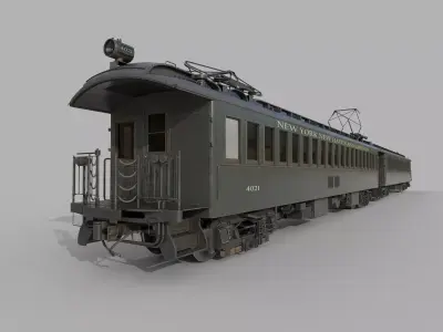 NEW HAVEN Electric Multiple Unit Low-poly 3D model